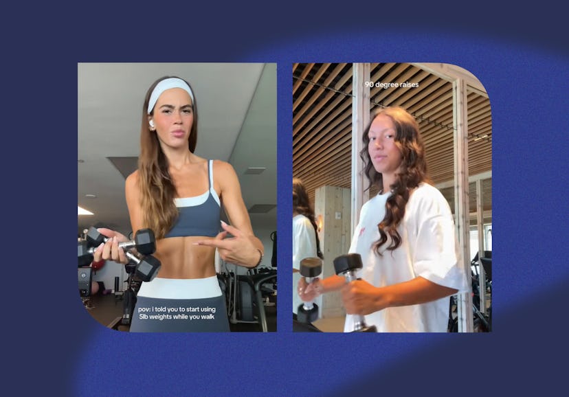 Have you ever taken dumbbells onto the treadmill?