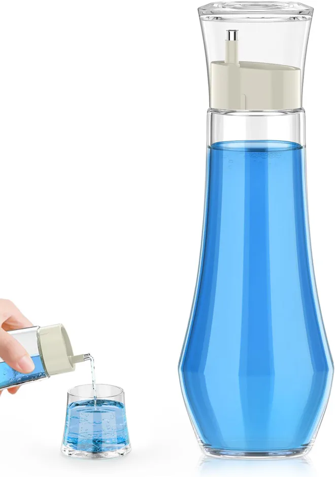 BTIFU Glass Mouthwash Dispenser