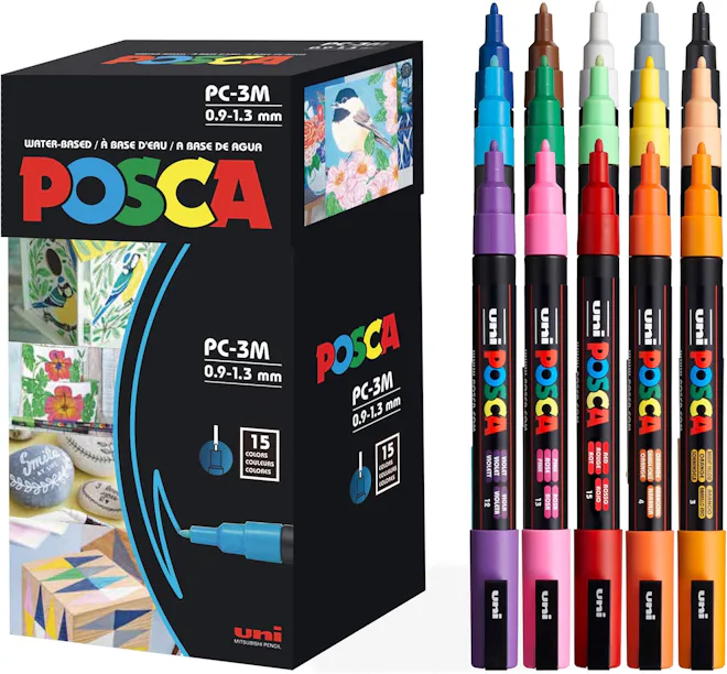 posca Acrylic Paint Pens (15-Pack)