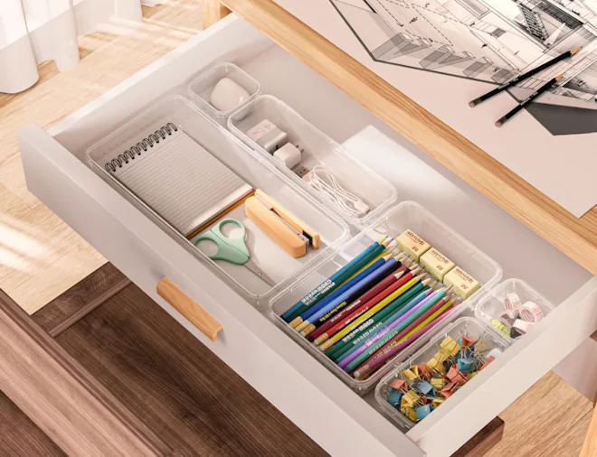 A-LuGei Drawer Organizer Bins