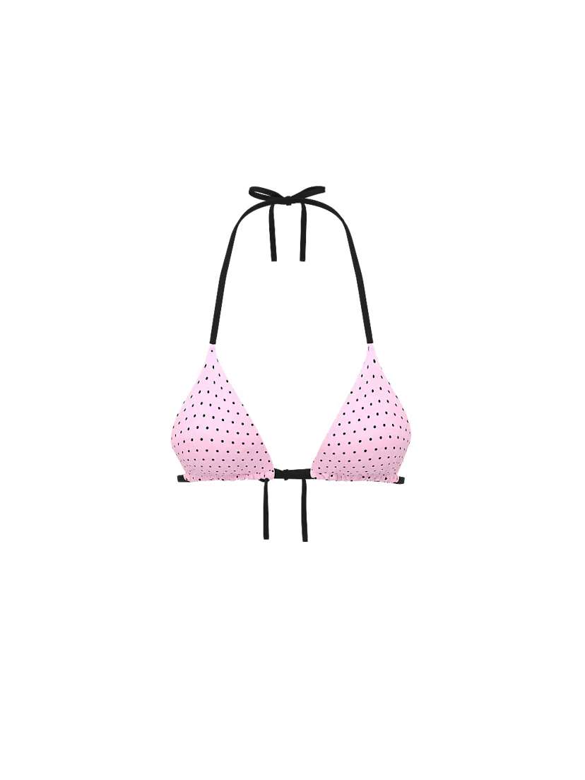 Cape May Bikini Top in Pink Dot