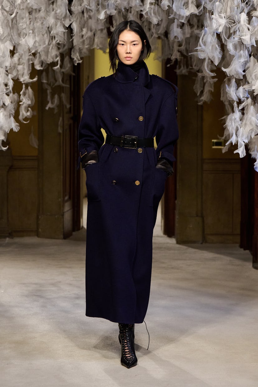 a look from elisabetta franchi's fall 2026 runway show at milan fashion week
