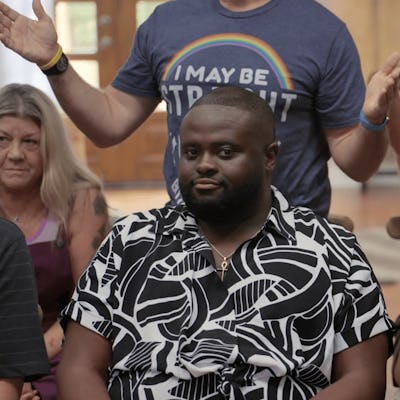 A screengrab from the company retreat trailer on amazon prime