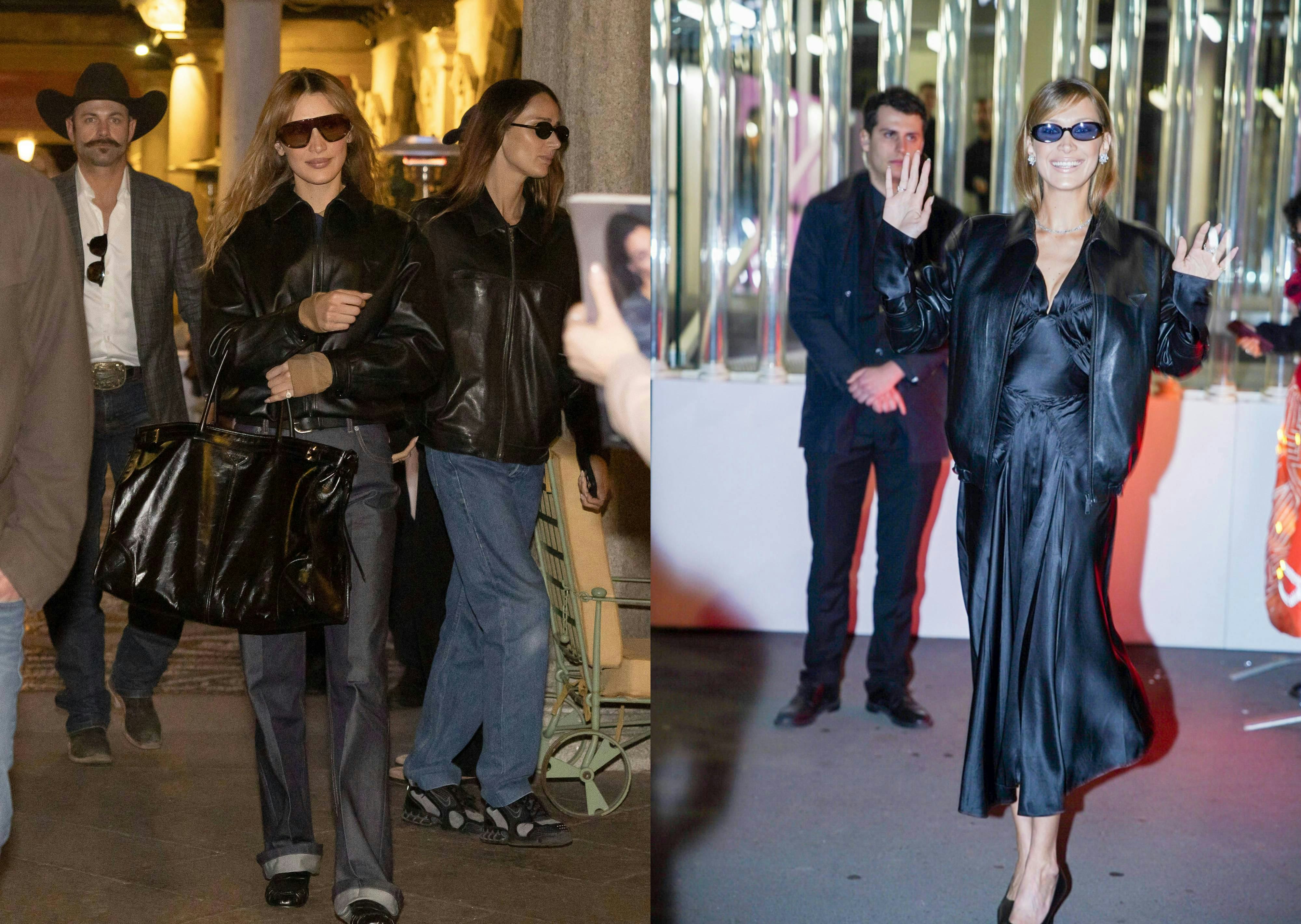 Bella Hadid Styled the Same Jacket Into Two Very Different Looks
