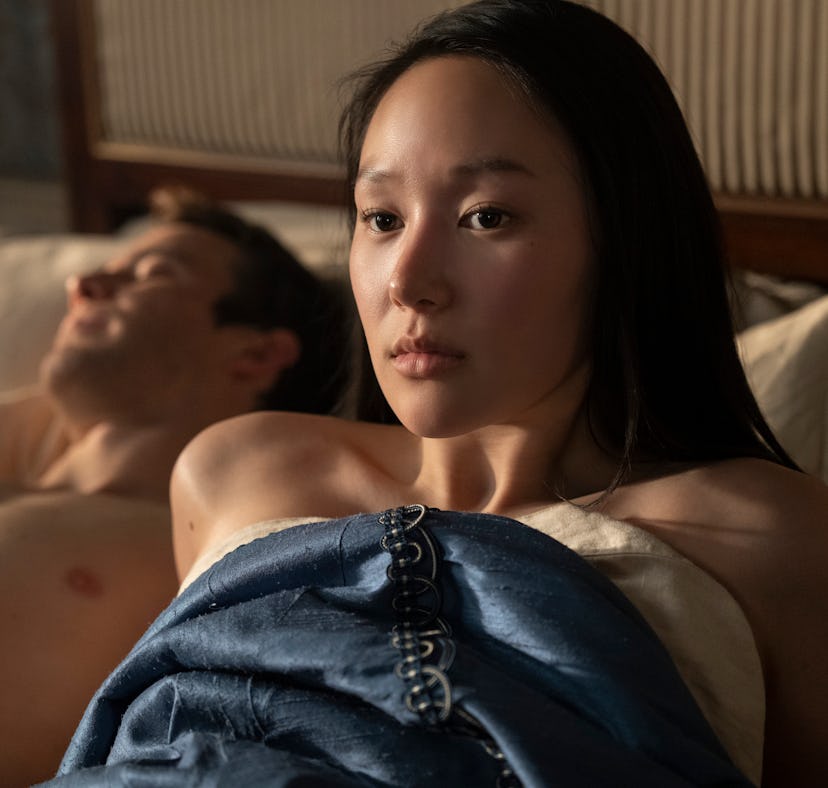 Yerin Ha discusses the bathtub sex scene in 'Bridgerton' Season 4.