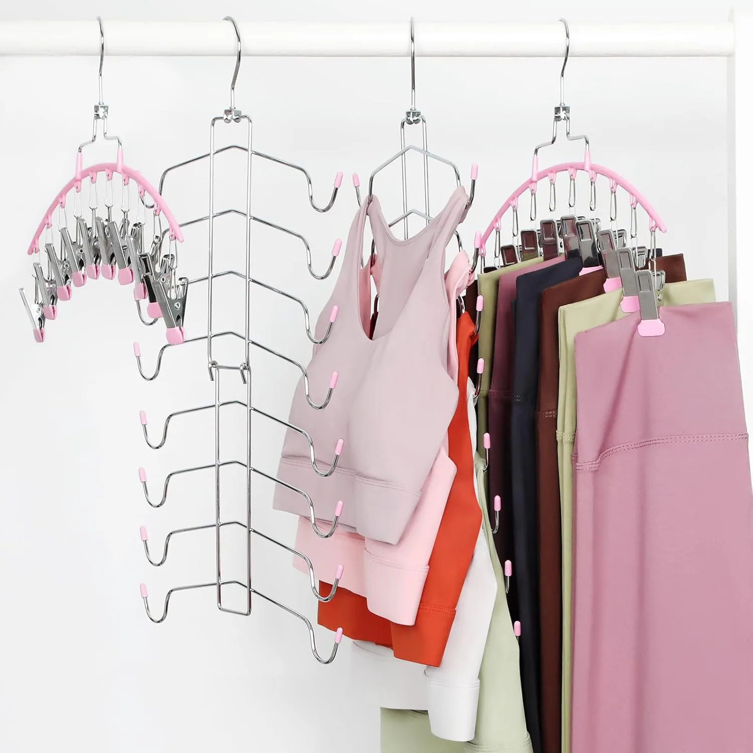 TOPIA HANGER Space Saving Hangers (4-Pack)