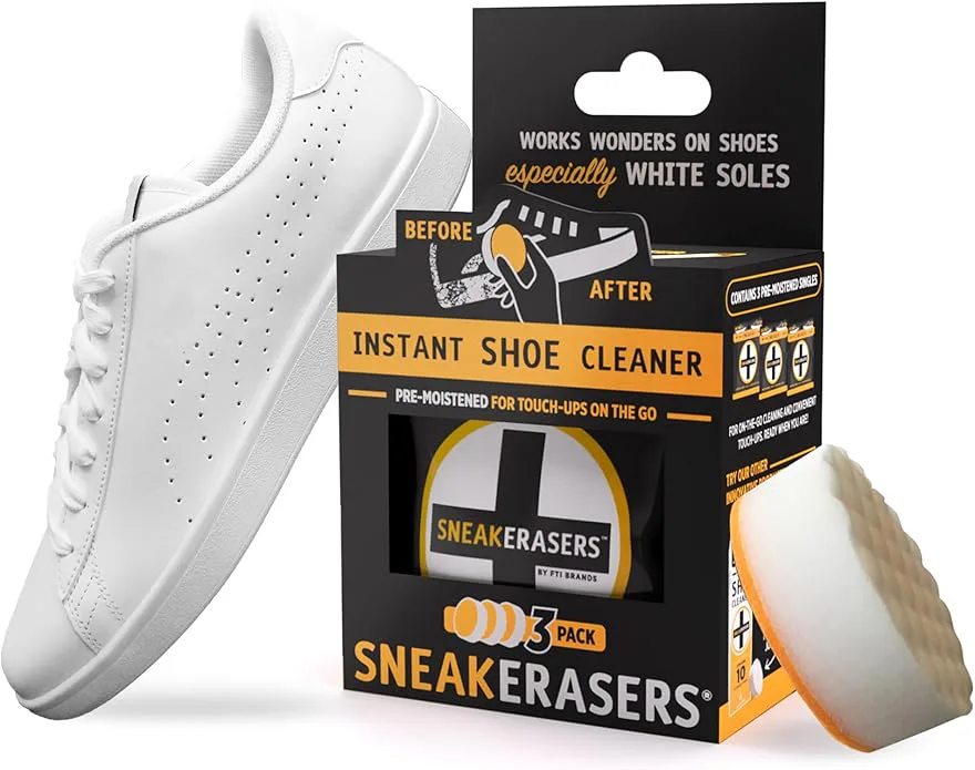 SneakERASERS Sole & Sneaker Cleaner (3-Pack)