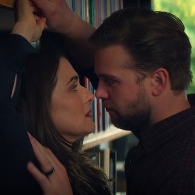 Rachel Weisz as M and Leo Woodall as Vladimir in Episode 108 of Vladimir.