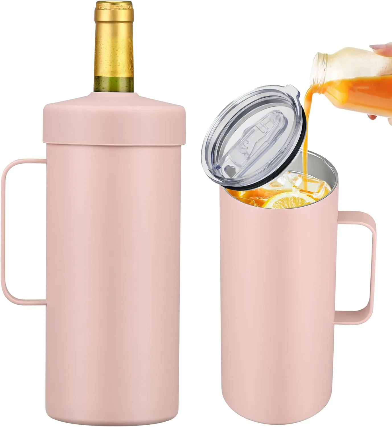 Itslife 2-IN-1 Wine Chiller Bottle & Tumbler