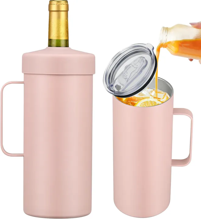 Itslife 2-IN-1 Wine Chiller Bottle & Tumbler