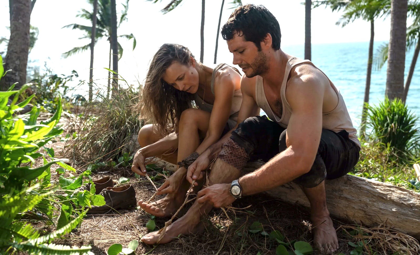 Rachel McAdams and Dylan O'Brien spoke about 'Send Help's ending.