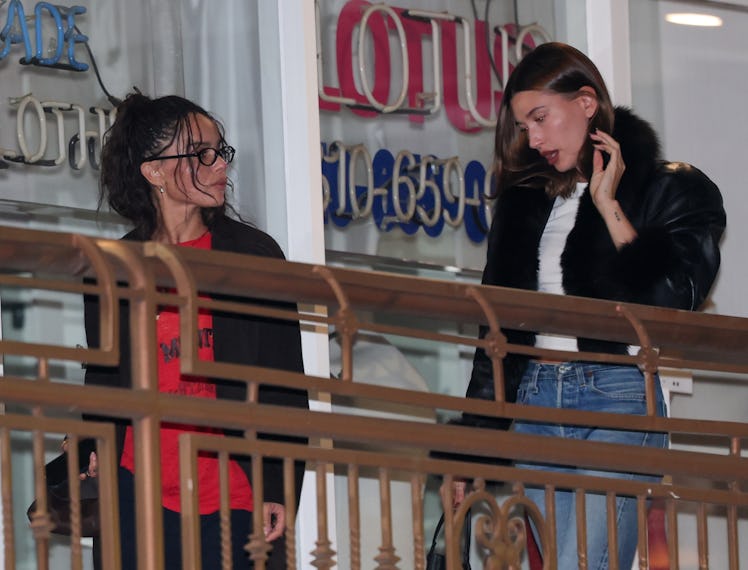 Hailey Bieber, Zoe Kravitz, Los Angeles.