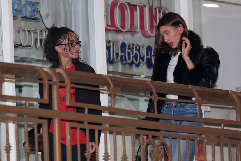 Hailey Bieber, Zoe Kravitz, Los Angeles.