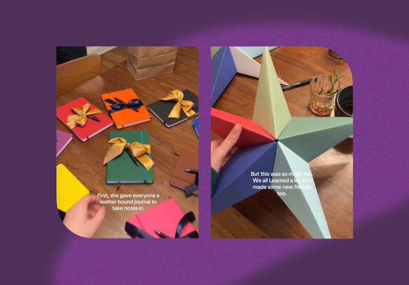 "Learning parties" are the cutest way to meet up with friends.