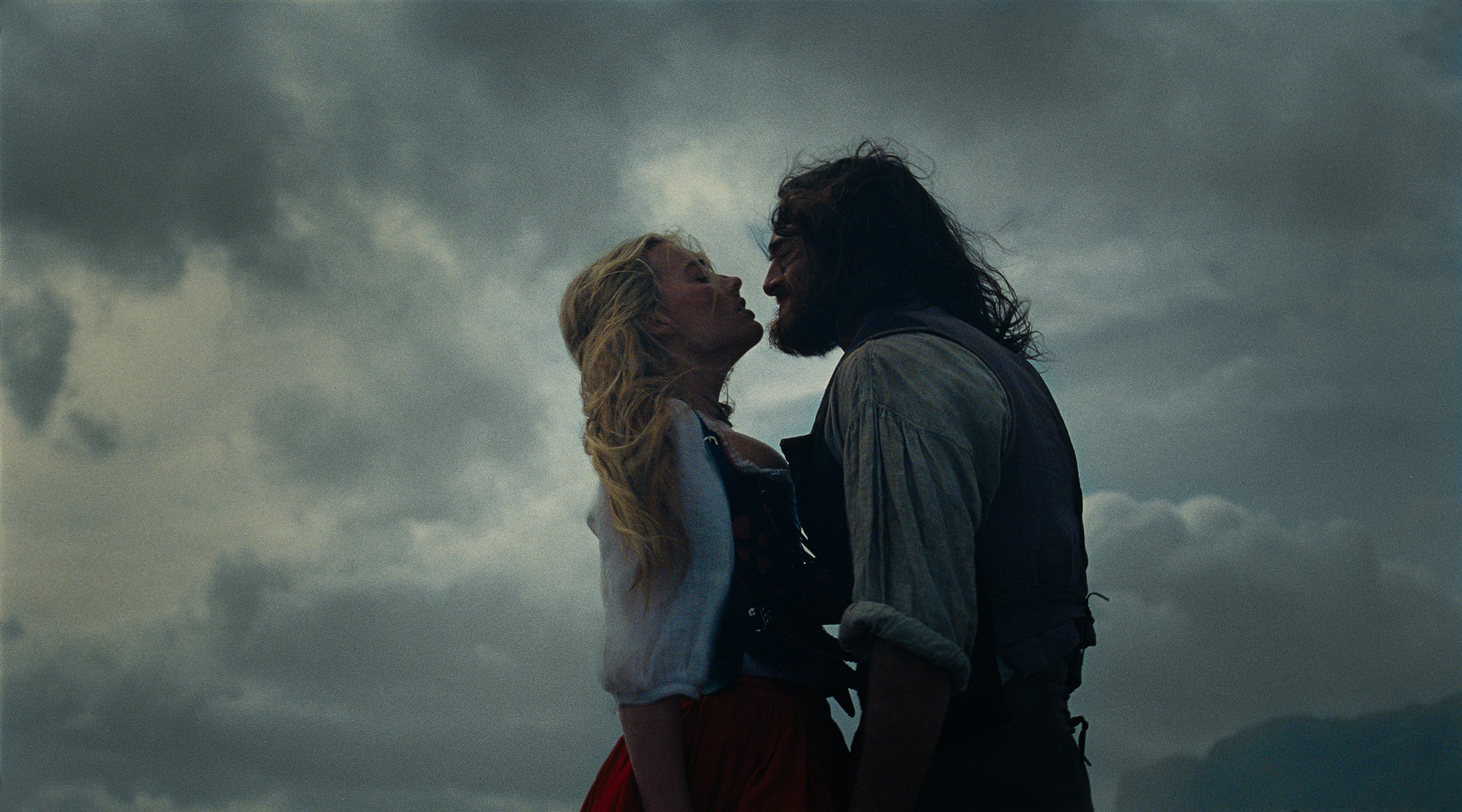 Margot Robbie and Jacob Elordi in Wuthering Heights