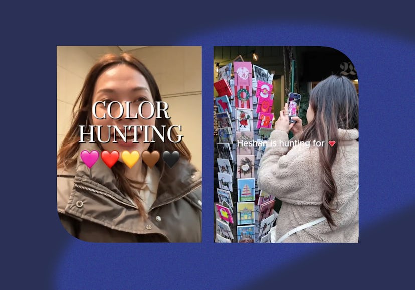 This is your sign to go "color hunting" with friends.