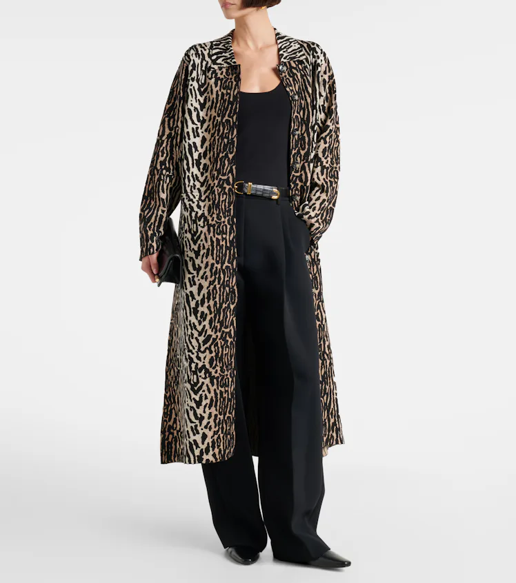 Jacoba Jacquard Coat