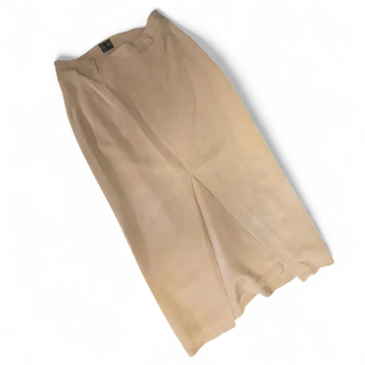 Women's Tan and Cream Skirt