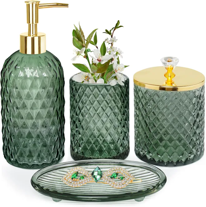 Haturi Bathroom Accessories Set (4 Pieces)