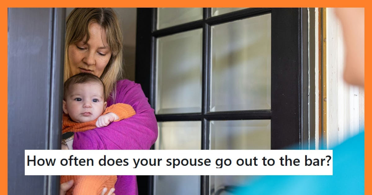 One Mom On Reddit Needs To Know: How Often Does Your Husband Go Out To The Bar?