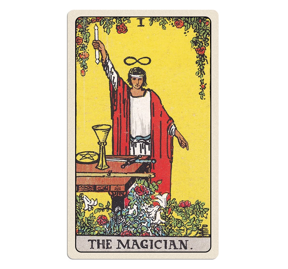 The Magician tarot card