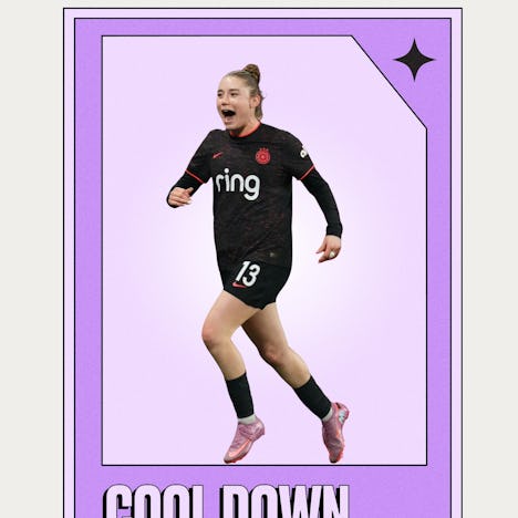 Olivia Moultrie of the Portland Thorns