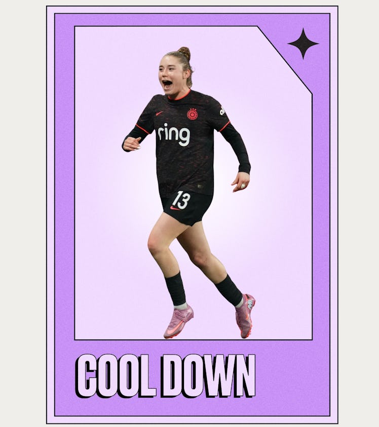 Olivia Moultrie of the Portland Thorns