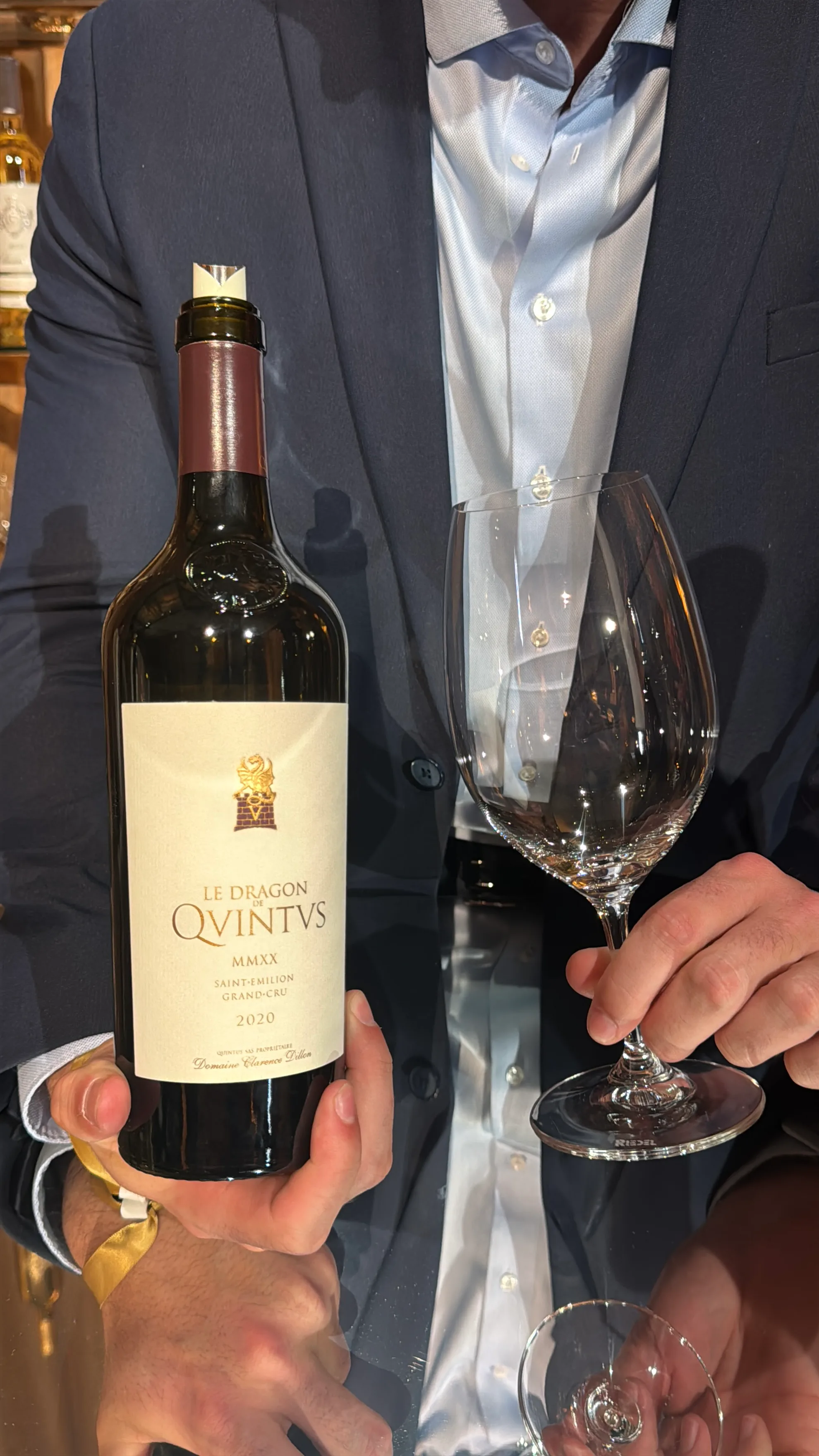 I had wine that will be served at the Oscars and Governors Ball after-party. 
