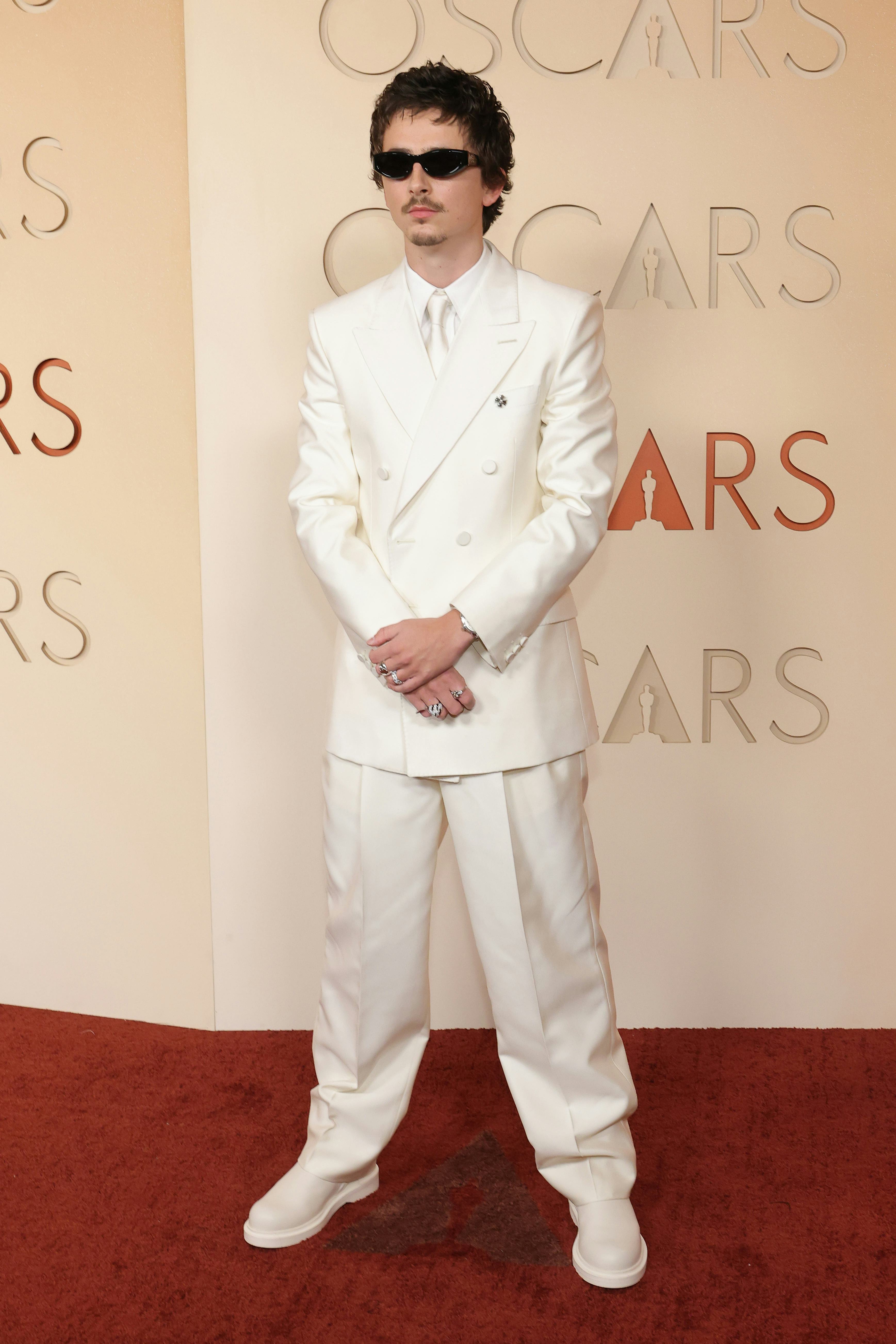 Timothée Chalamet attends the 98th Oscars at Dolby Theatre on March 15, 2026 in Hollywood, Californi...