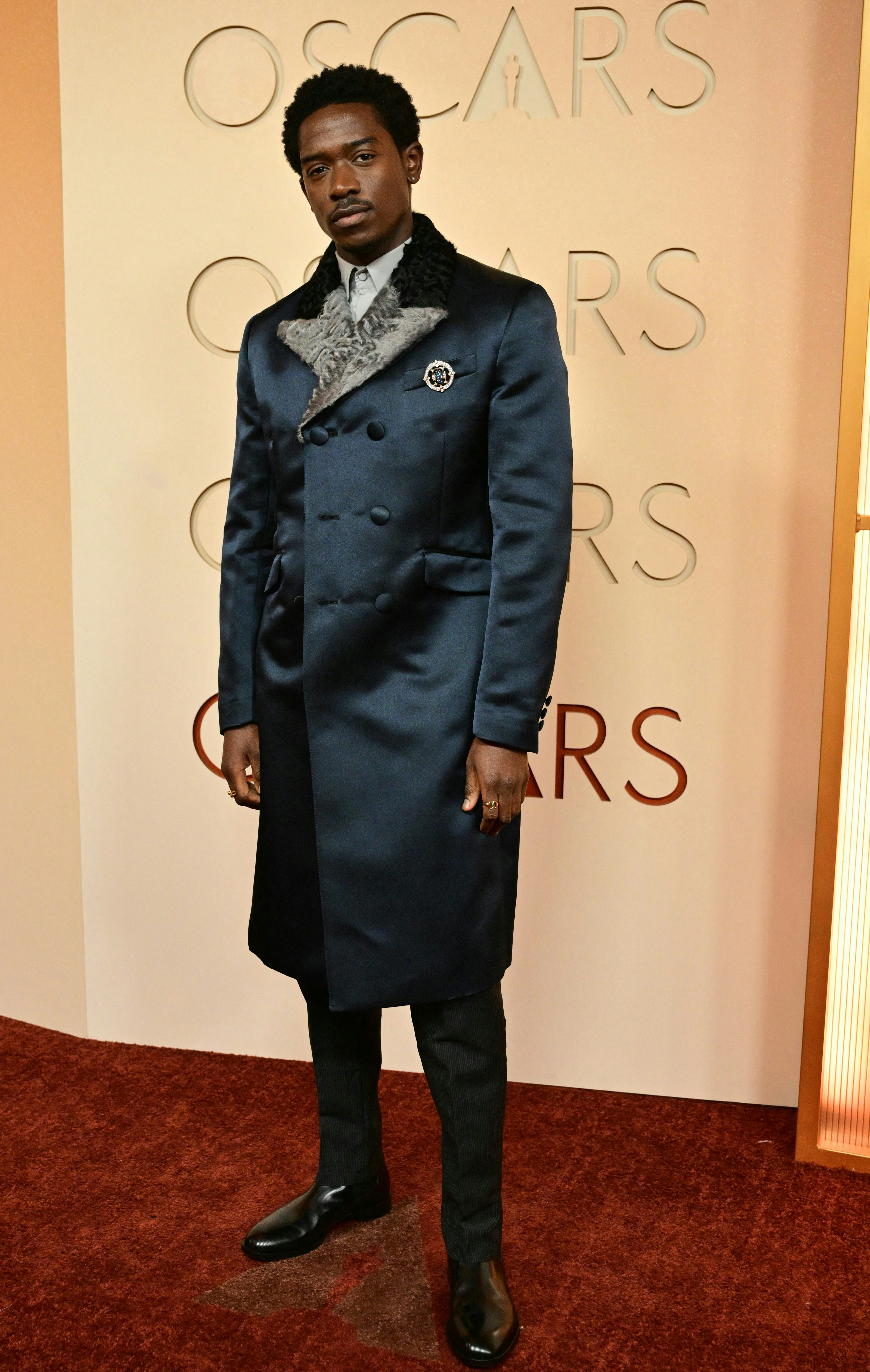 British actor Damson Idris attends the 98th Annual Academy Awards at the Dolby Theatre in Hollywood,...
