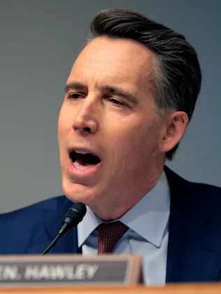 Sen. Josh Hawley of Missouri.