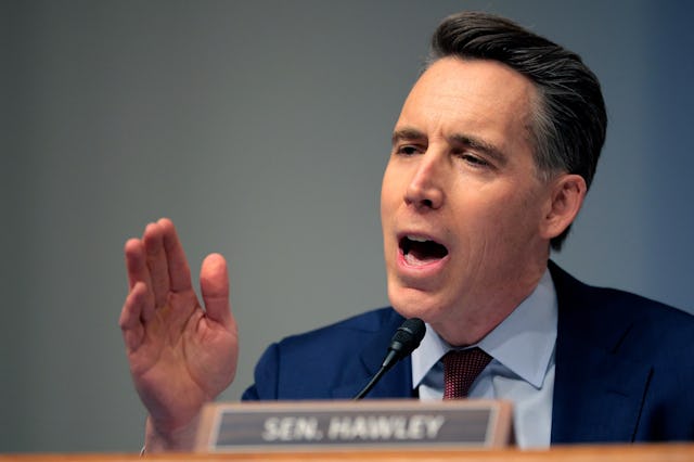 Sen. Josh Hawley of Missouri.