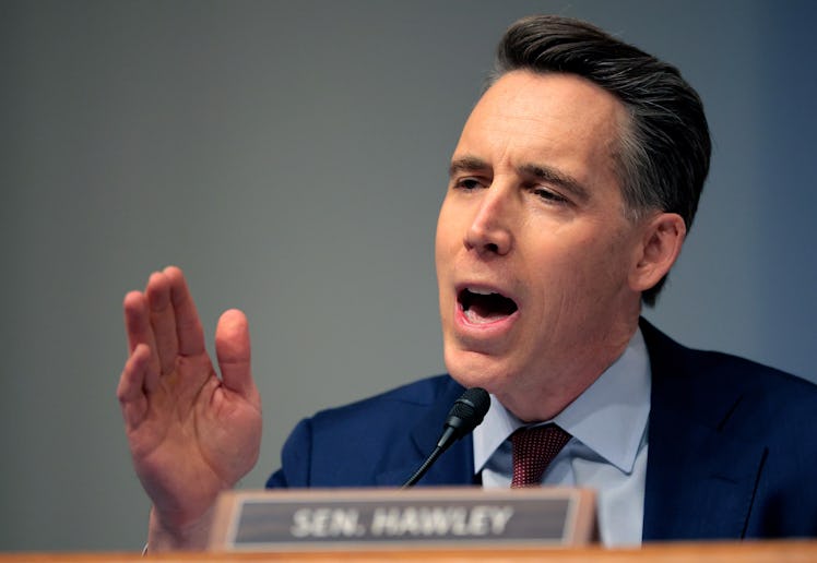 Sen. Josh Hawley of Missouri.