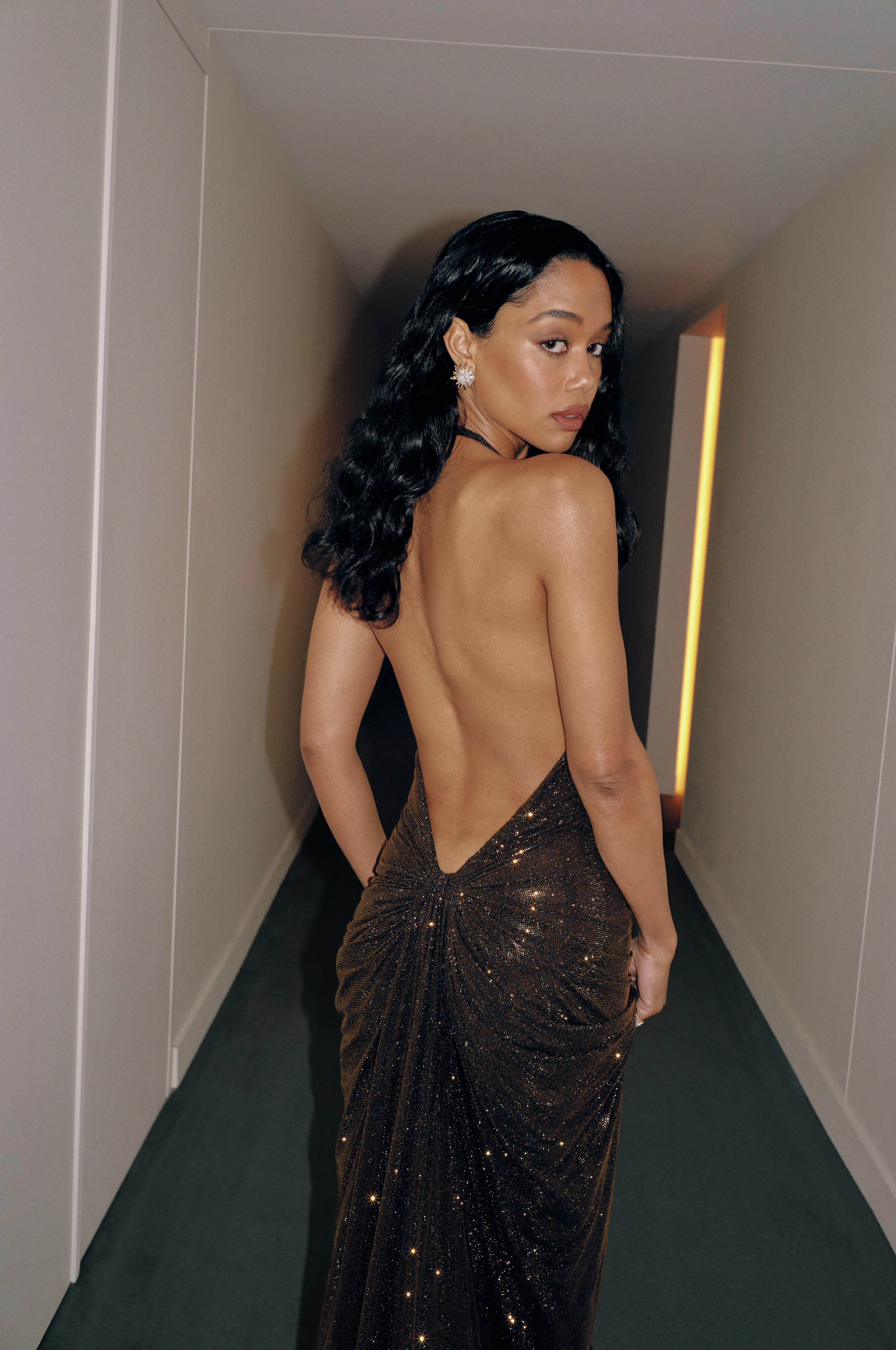 Laura Harrier 2026 Vanity Fair Oscar Party Makeup 