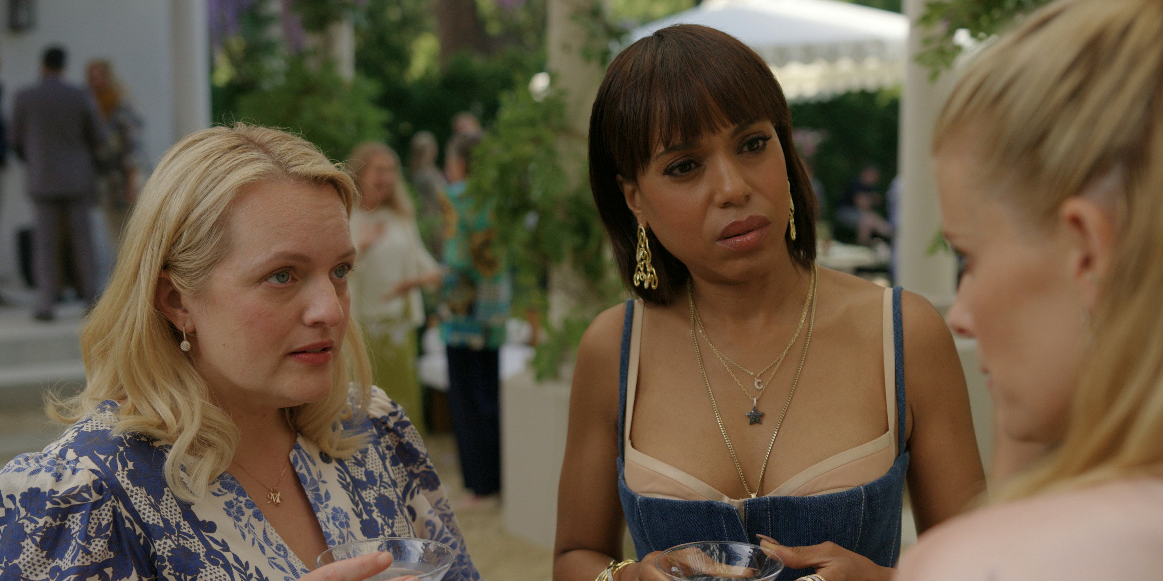 Elisabeth Moss and Kerry Washington in Imperfect Women. Photo via Apple TV