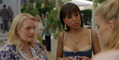 Elisabeth Moss and Kerry Washington in Imperfect Women. Photo via Apple TV