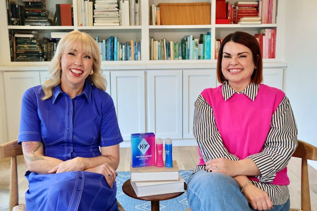 Romance co-authors Christina Hobbs and Lauren Billings promote K-Y Lube during a recent interview wi...