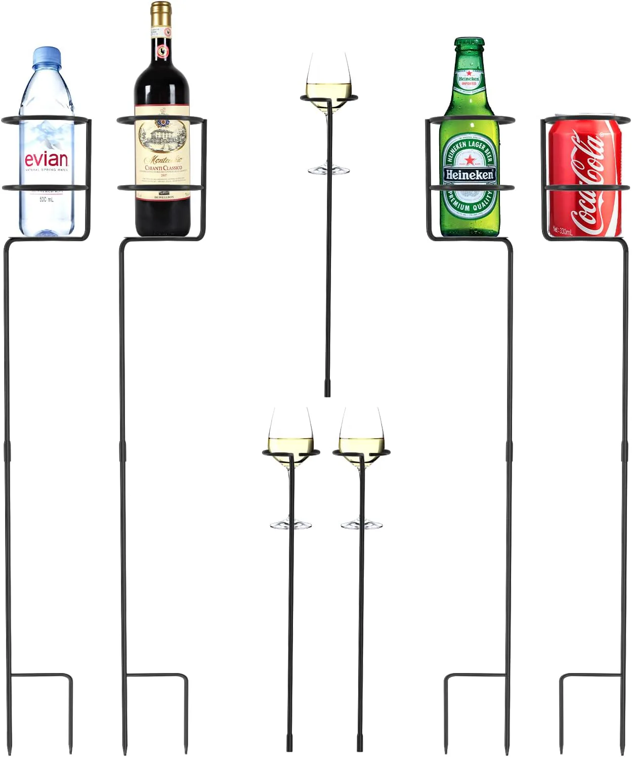 Urban Deco Drink Holder Stakes (7 Pieces)