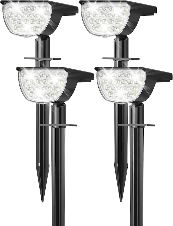 GKGG Solar Stake Lights (4-Pack)
