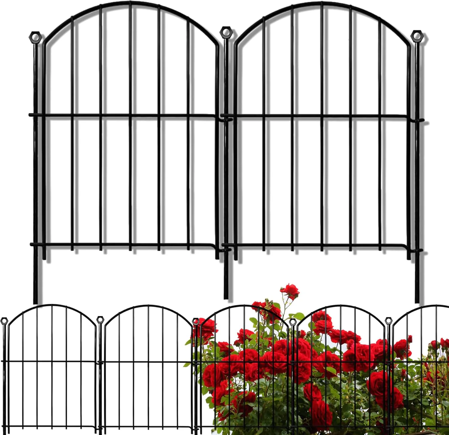 Thrivinest Decorative Garden Fence (10-Pack)