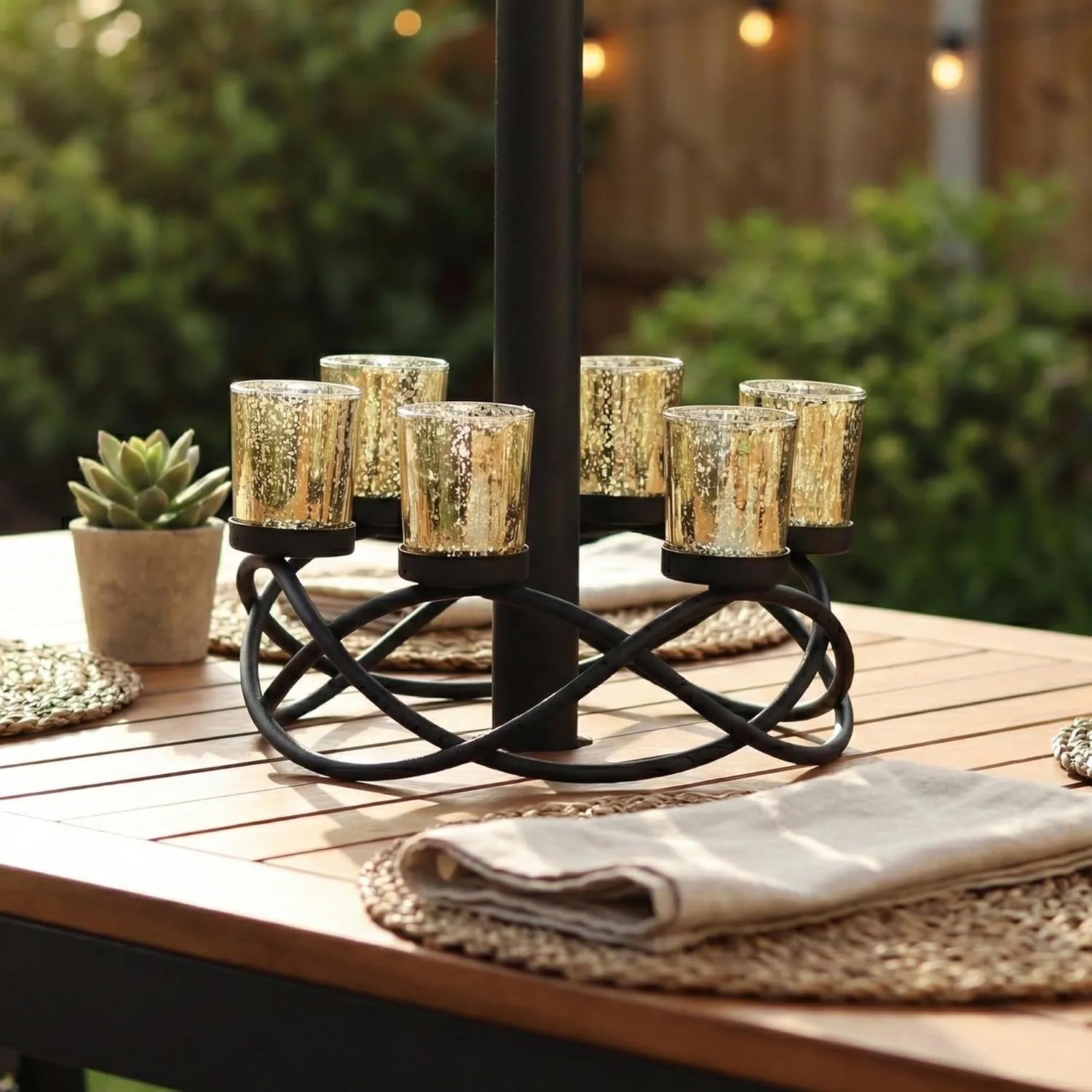 Seraphic Iron Tealight Holder (7 Pieces)