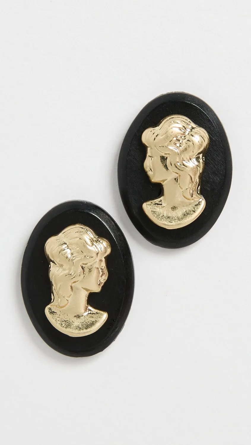 Cameo Stud Earrings
