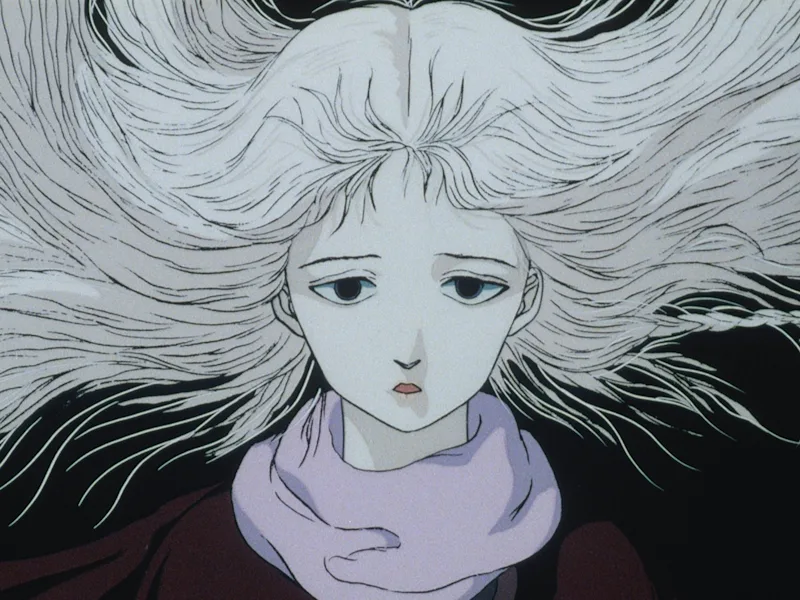 A still from Angel's Egg by Mamoru Oshii.