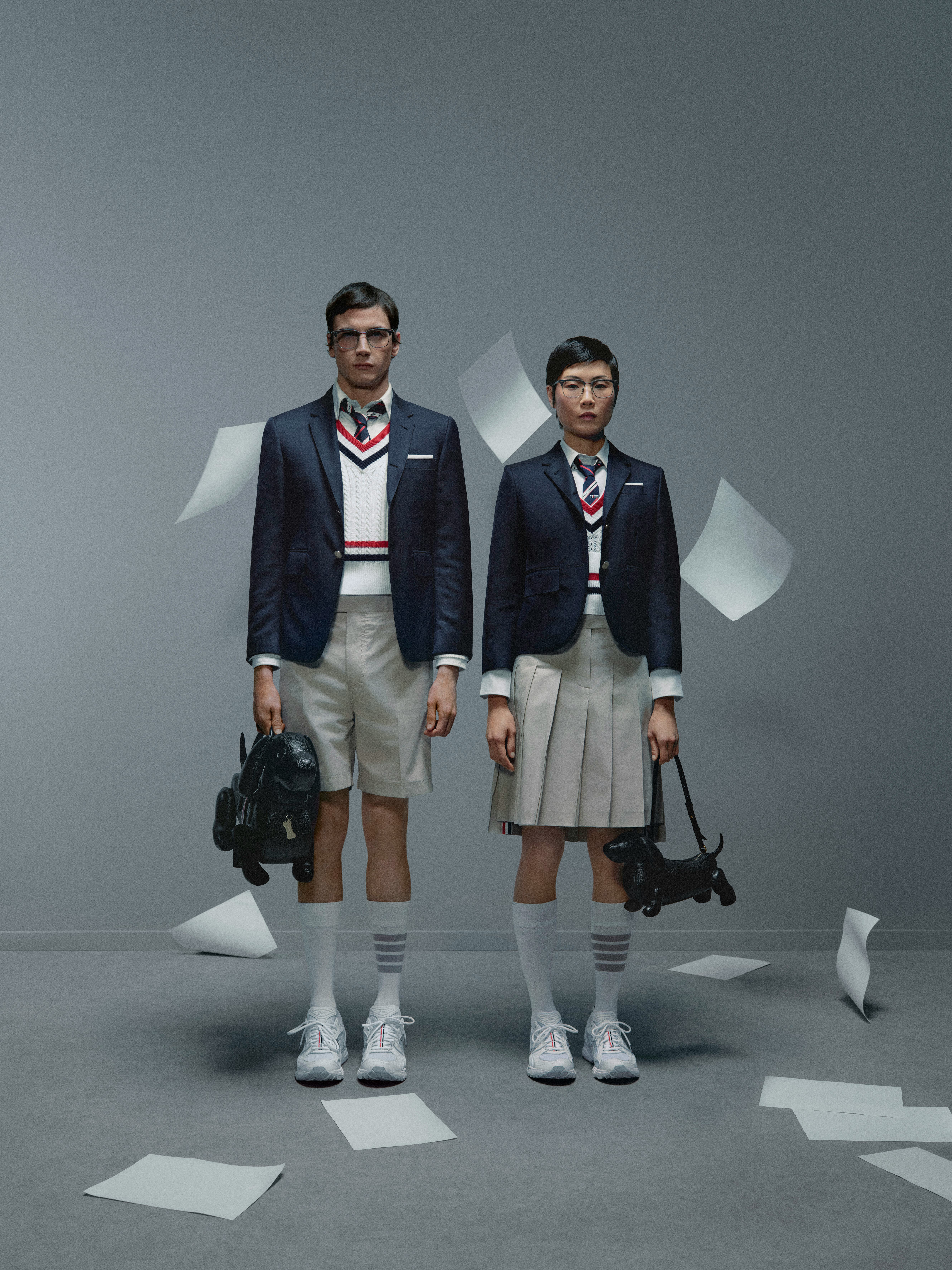 Thom Browne x Asics sneakers collab