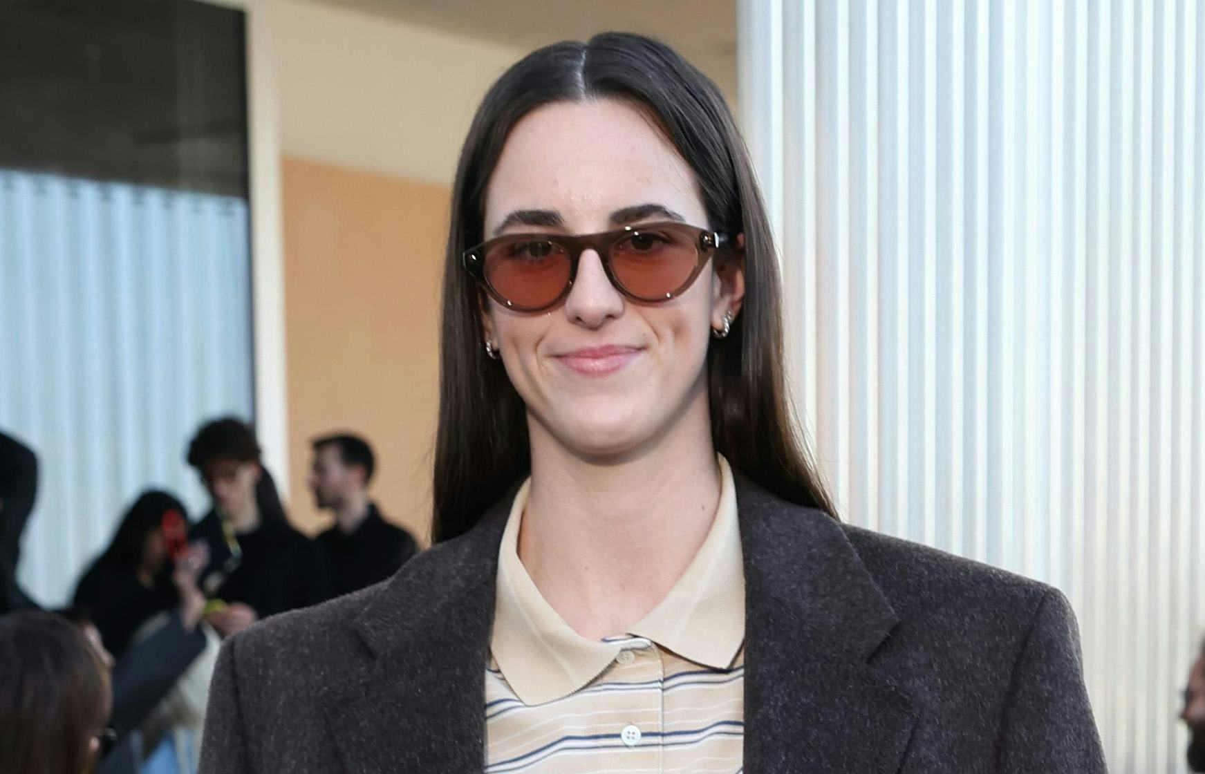 Caitlin Clark Made Her Fashion Week Debut In A Crop Top & Belted Bag
