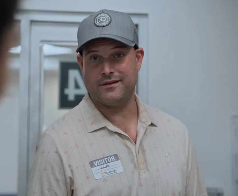 Max Adler on The Pitt. Photo via HBO Max