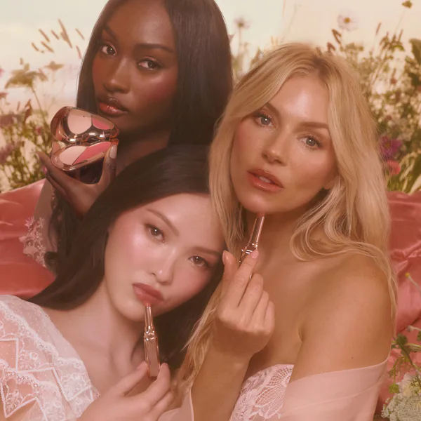 Sienna Miller and models in Charlotte Tilbury Campaign