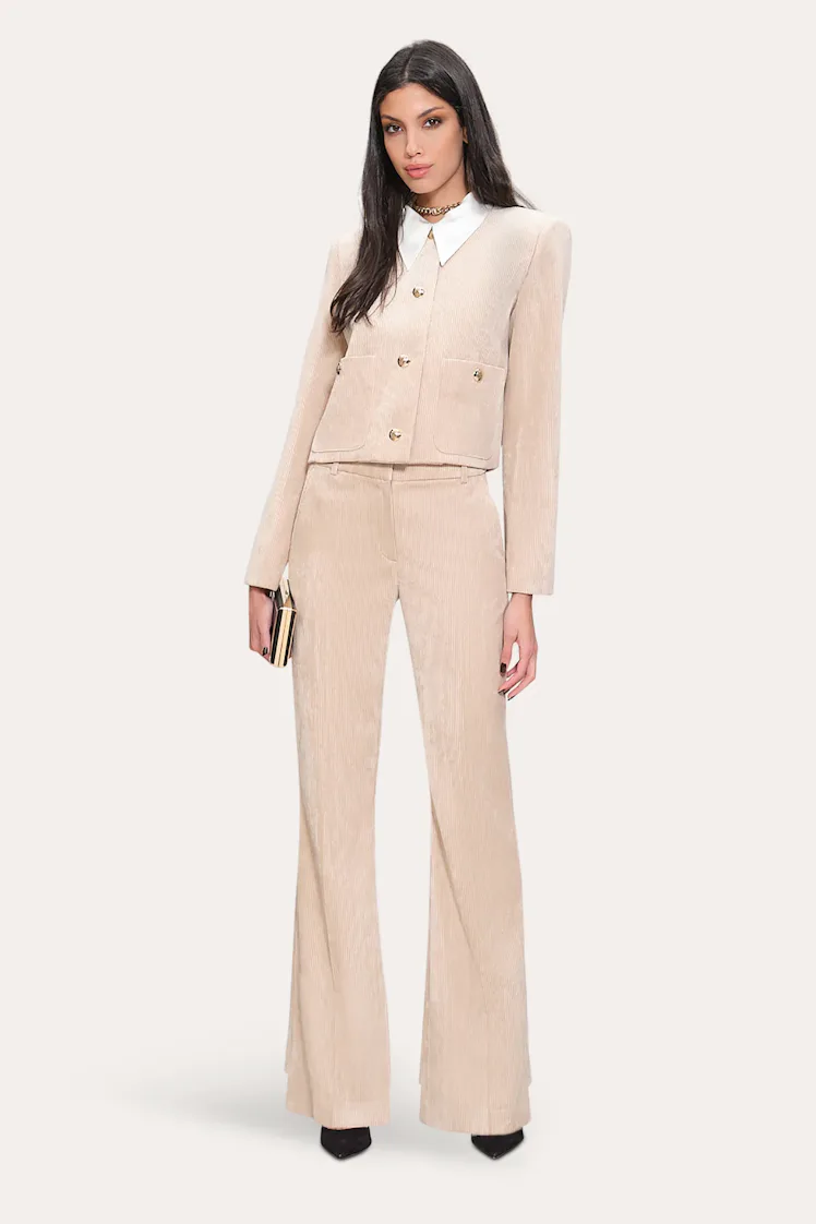 Cropped Corduroy Jacket