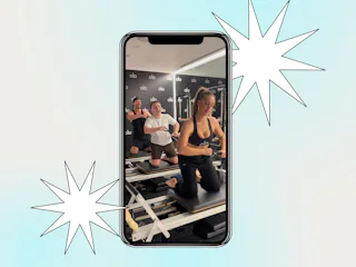 I went to the Alo gym where Jake Shane, Tate McRae, and Glen Powell worked out.