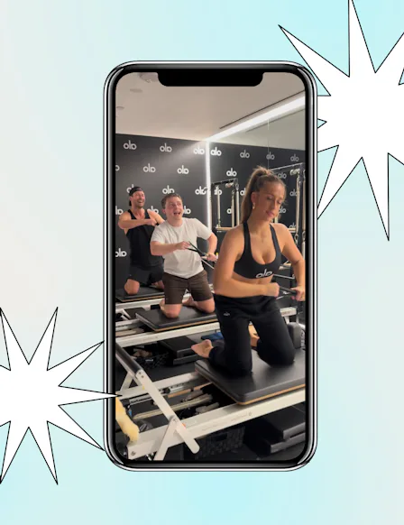 I went to the Alo gym where Jake Shane, Tate McRae, and Glen Powell worked out.